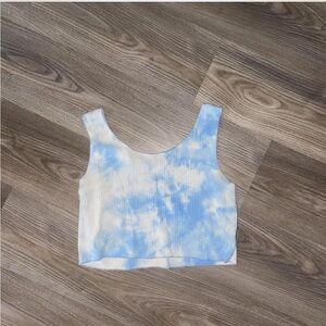 Tie dye cropped tank